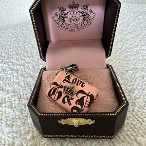 Vintage Juicy Couture pendant in perfect condition.